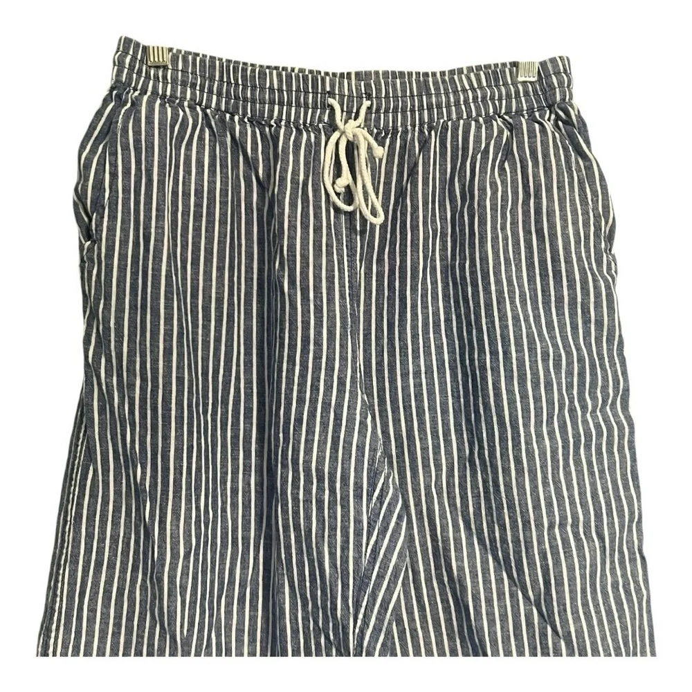 Beach Lunch Lounge pants Margot Linen striped beach pool casual resortwear - Picture 6 of 15
